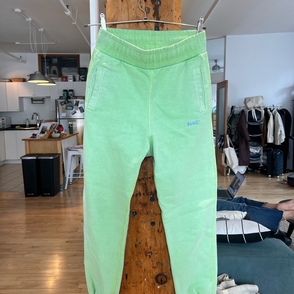 Awake NY Light Green Sweatpants